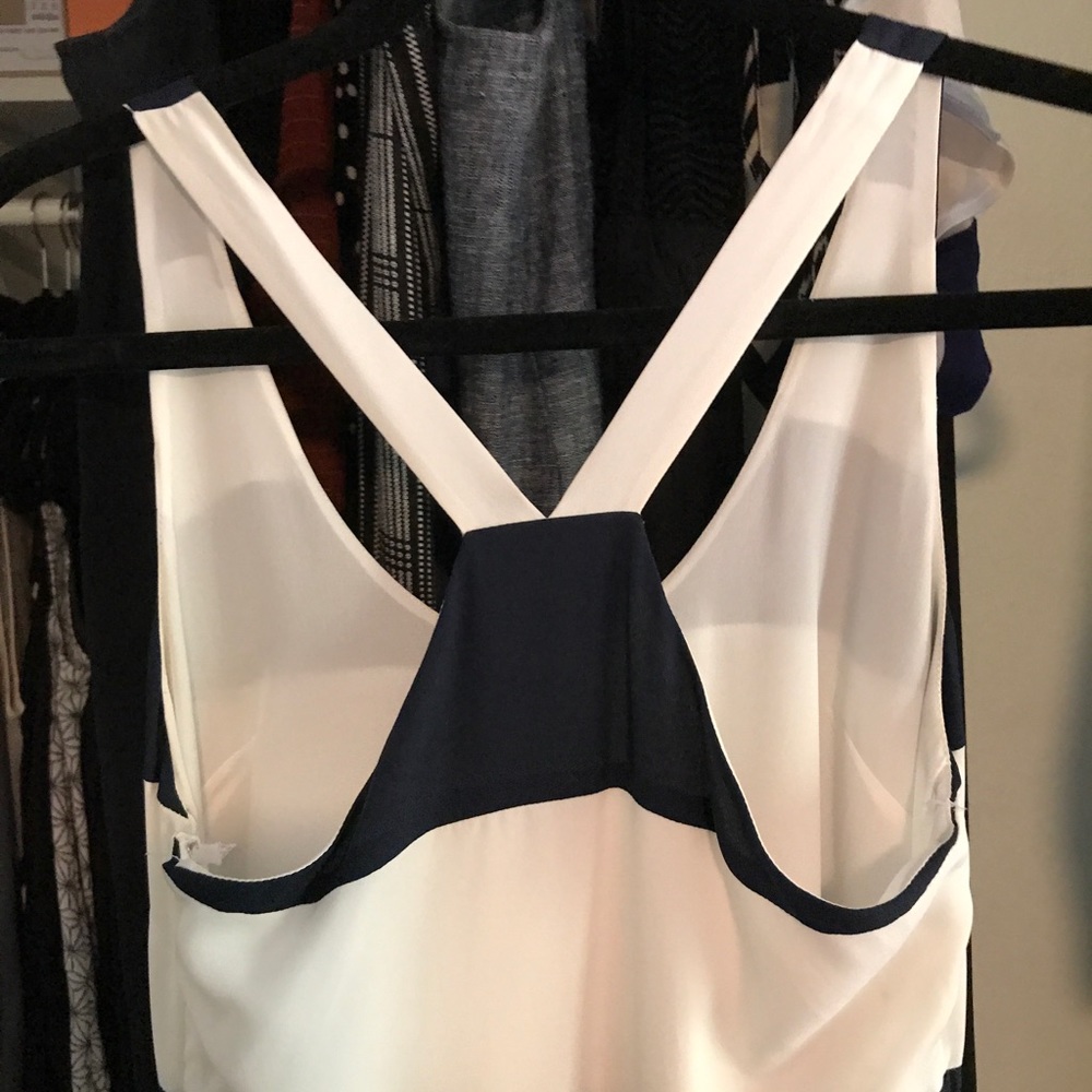 Blue & White Striped Maxi Dress - Picture 4 of 8